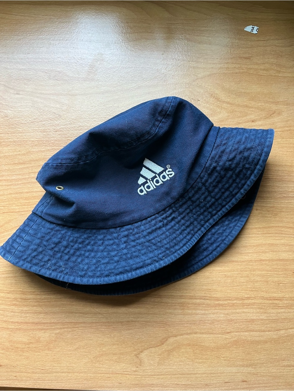 adidas Deep Blue Cotton Bucket Hat